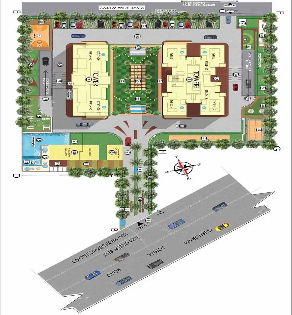 Ace Estate Site Plan